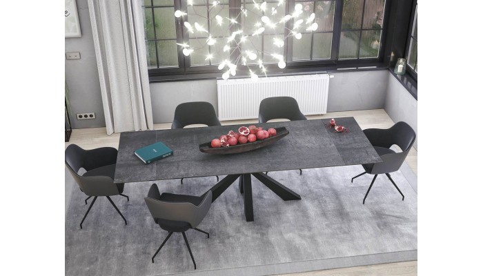 ONTARIO - Table de repas extensible avec 2...