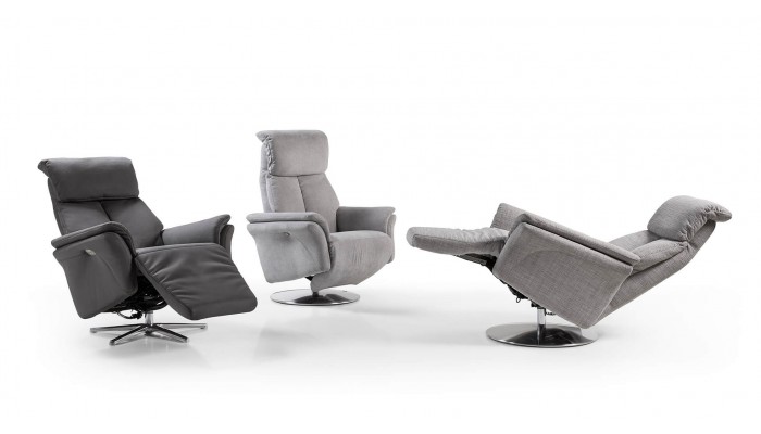 INCE - Fauteuil relaxation piètement métallique...