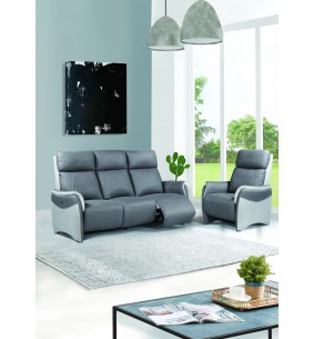 COMPARSE - Canapé relaxation 3 places 2 relax 2