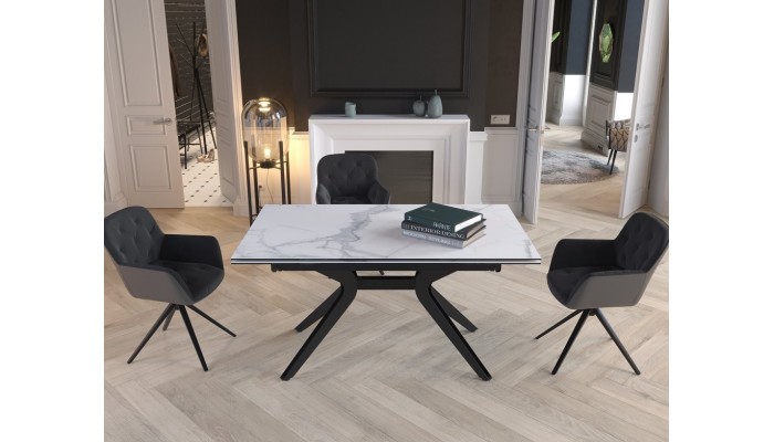 ATTRAIT - Table 2 allonges rétractables