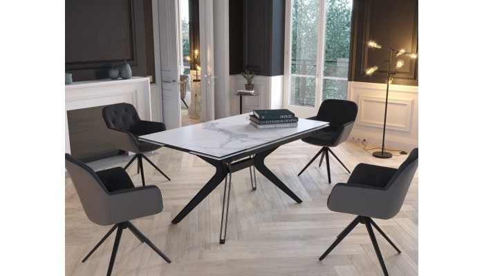 ATTRAIT - Table 2 allonges rétractables