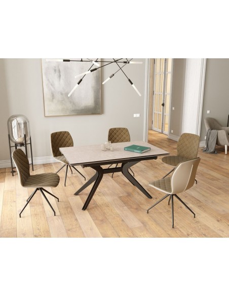 ATTRAIT - Table 2 allonges rétractables