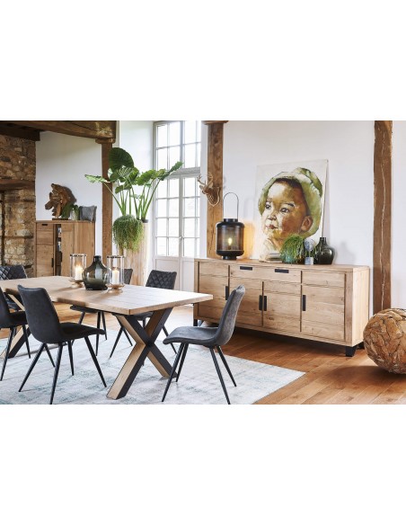 BROOK - Chaise en tissu