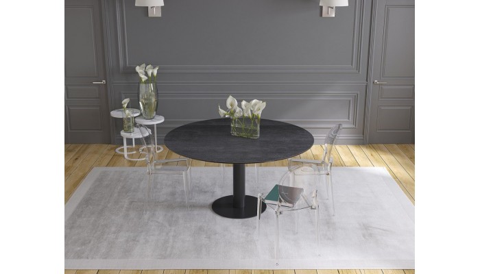 UNA - Table de repas extensible deux allonges...