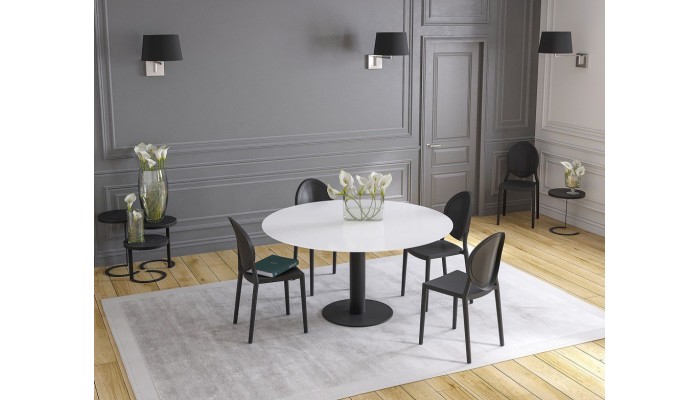 UNA - Table de repas extensible deux allonges...