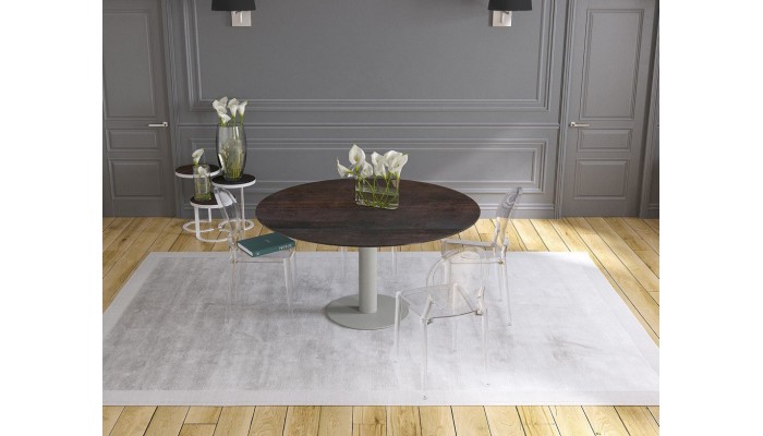UNA - Table de repas extensible deux allonges...