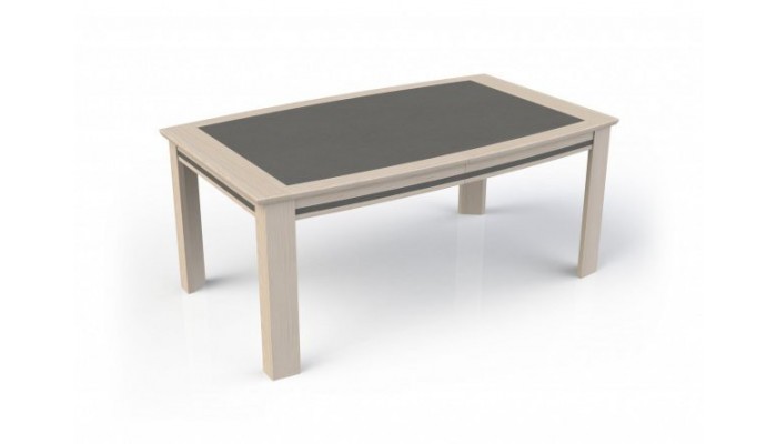 IZA - Table tonneau 3 allonges papillon de 45 cm 2 coloris